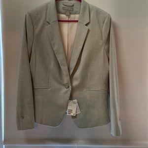 H&M Business Casual Light Gray new with tags jacket blazer.  Lined.  Size 12🆕